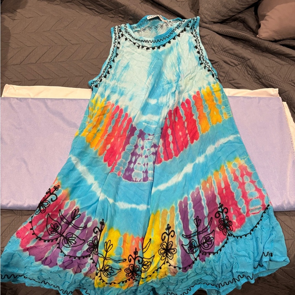 Colorful Tie-Dye cover up
